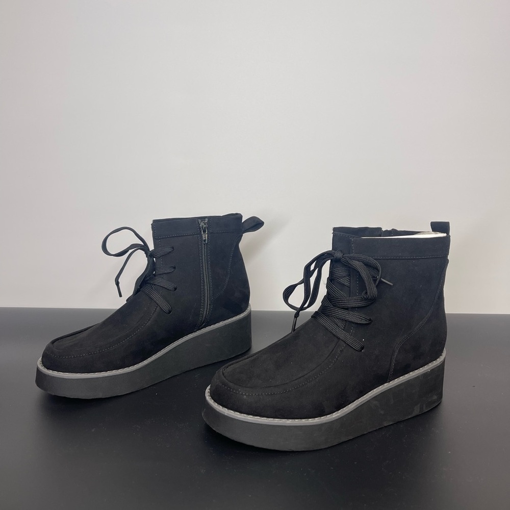 Sonoma Black Suede Boots (SB4) - Picture 2 of 8